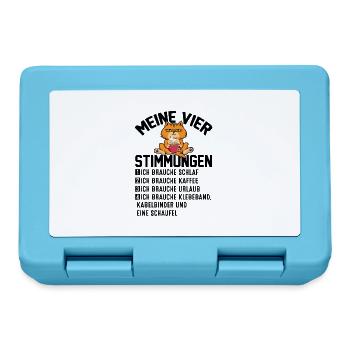 Meine Vier Stimmungen - Brotdose - Saphirblau - Vorne