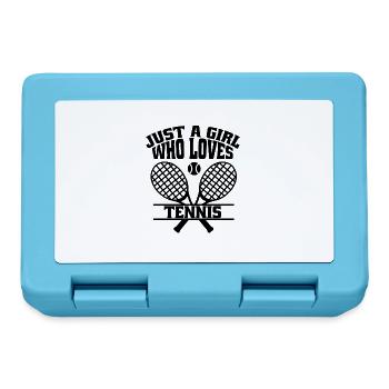 Tennis Tennis Player Woman Girls Tennis Club - Lunchbox - sapphire blue - Front