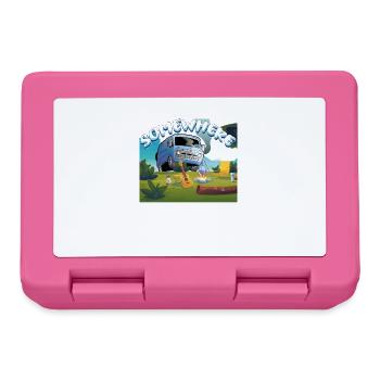 Quelque part, c’est le temps du camping - Boîte à goûter - rose - Devant