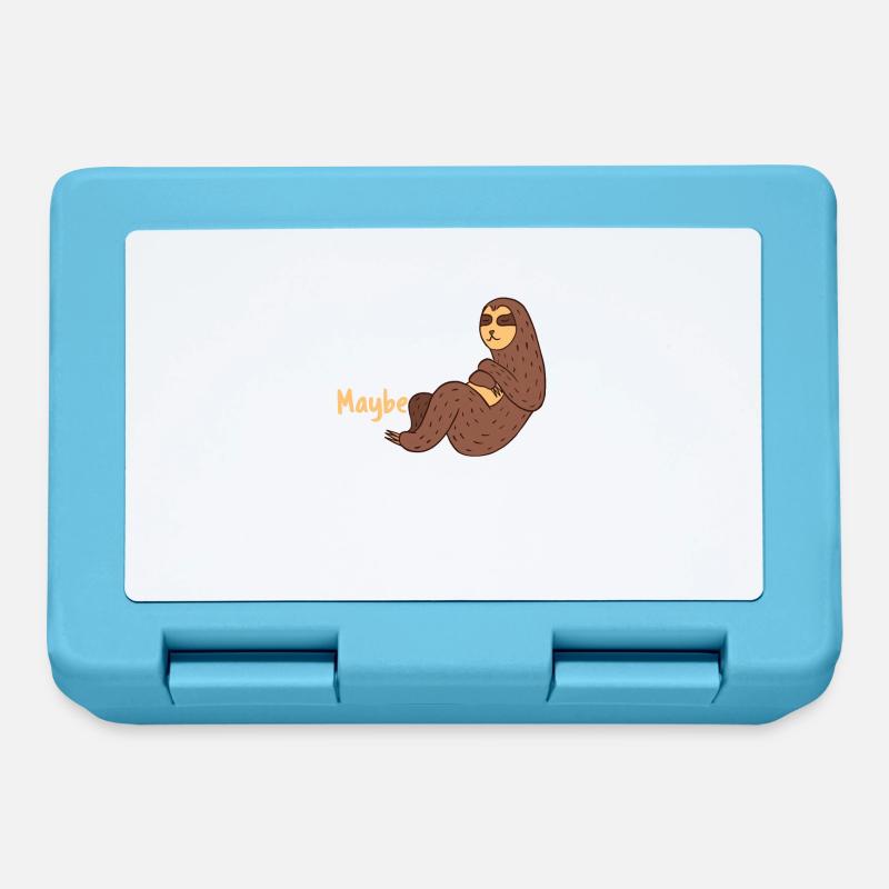 Sloth Lover Sloth Cadeau - Boîte à goûter - bleu saphir