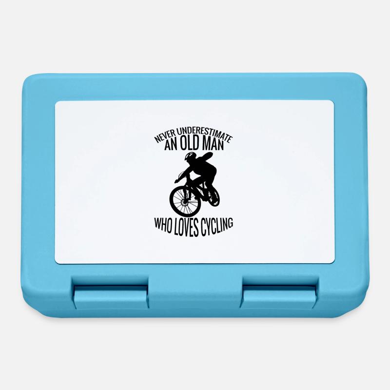 Vélo Cyclisme Cyclistes Cyclistes Cyclisme - Boîte à goûter - bleu saphir
