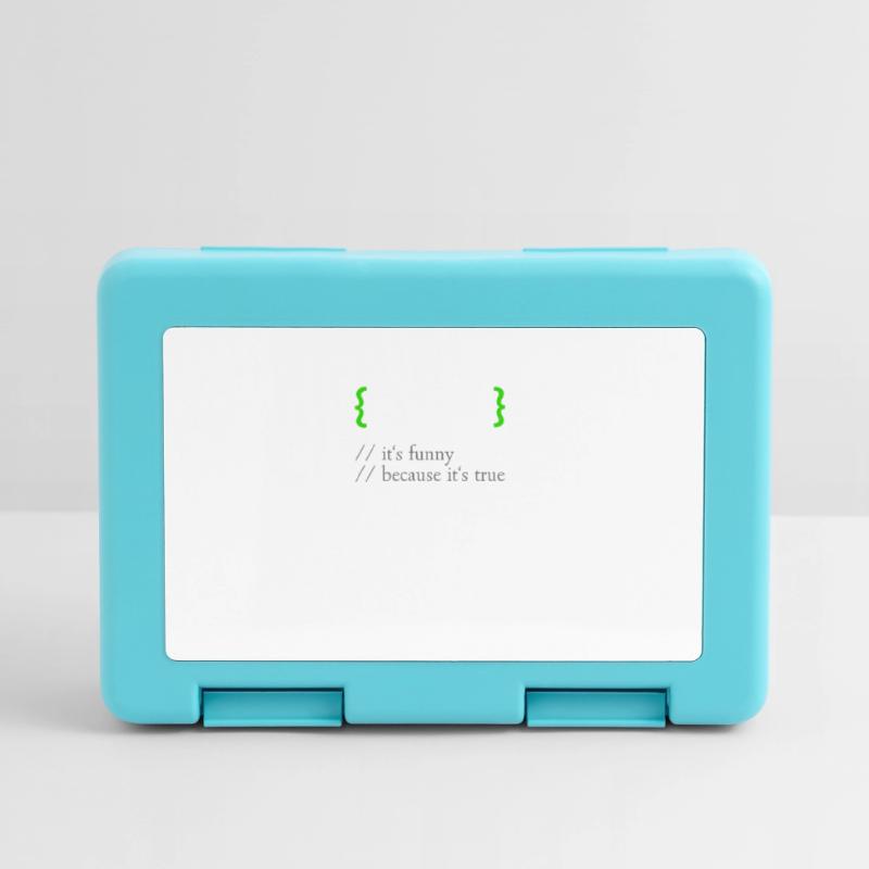 !False - Funny Coding Programmer Computer Program Lunchbox