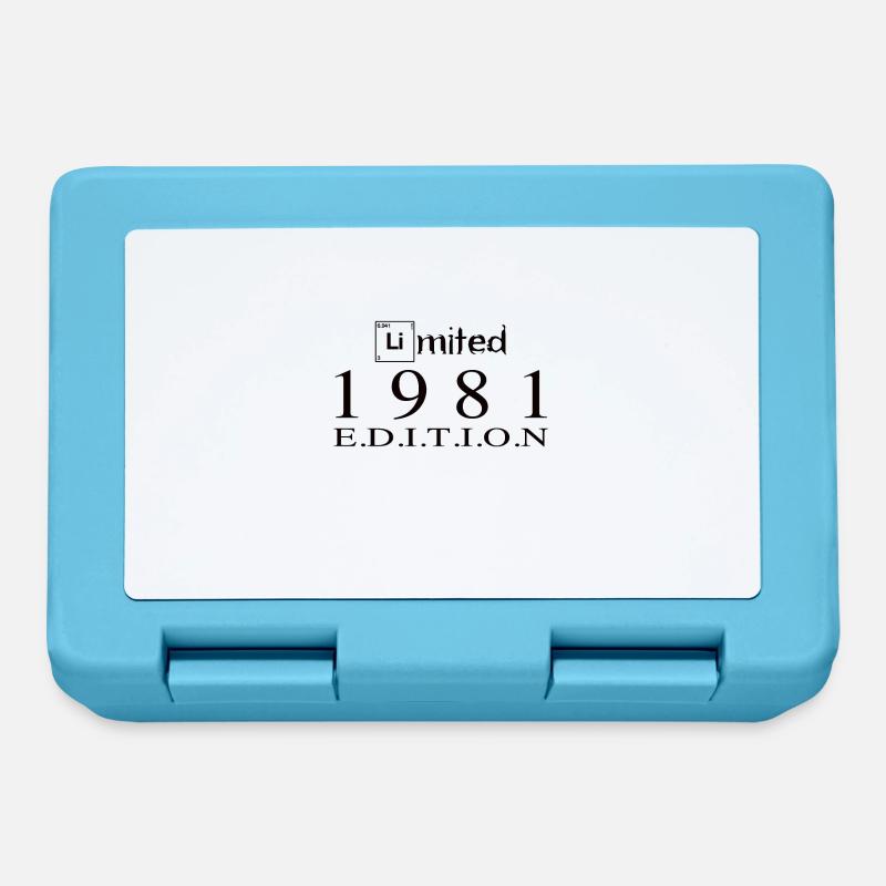 Édition limitée 1981 - Boîte à goûter - bleu saphir