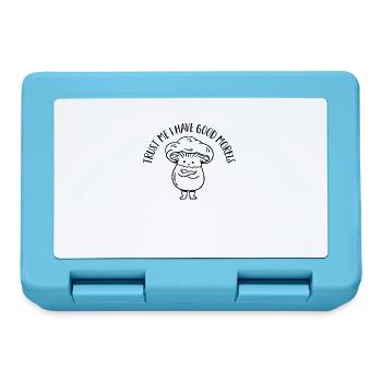 Cueilleur de champignons Chasseurs de champignons Amateurs de champignons Champignons Ferme de champignons - Boîte à goûter - bleu saphir - Devant
