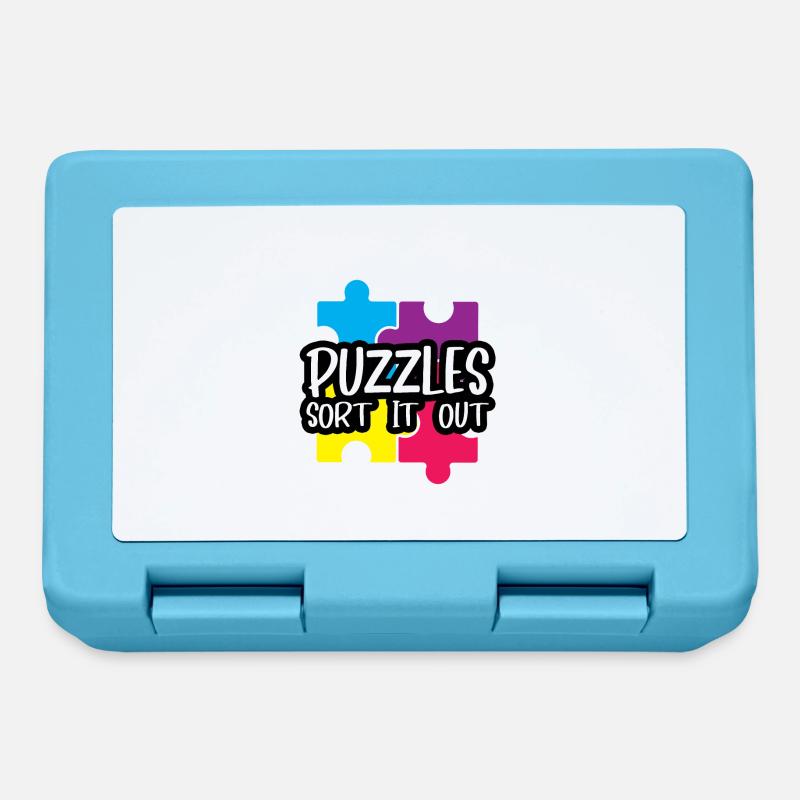 Puzzlers Sort It Out 4 - Brotdose - Saphirblau
