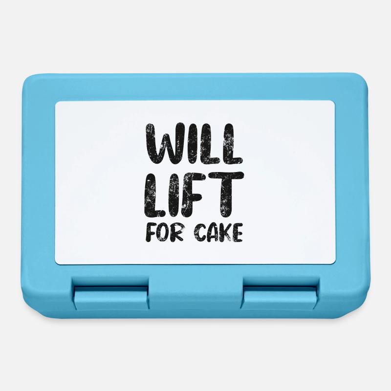 Will Lift For Cake - Lunchbox - sapphire blue