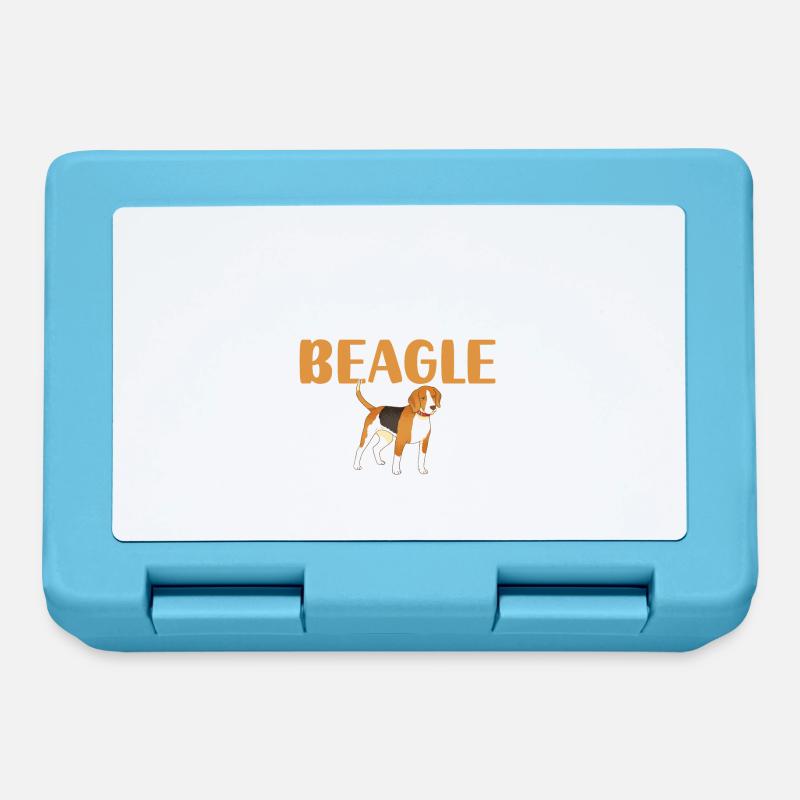 Beagle Cadeau Beagle Propriétaire - Boîte à goûter - bleu saphir