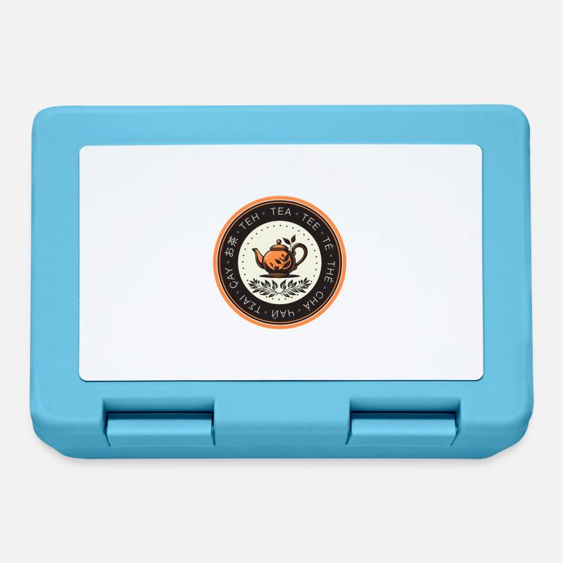 Tea Lover Badge - Brotdose - Saphirblau
