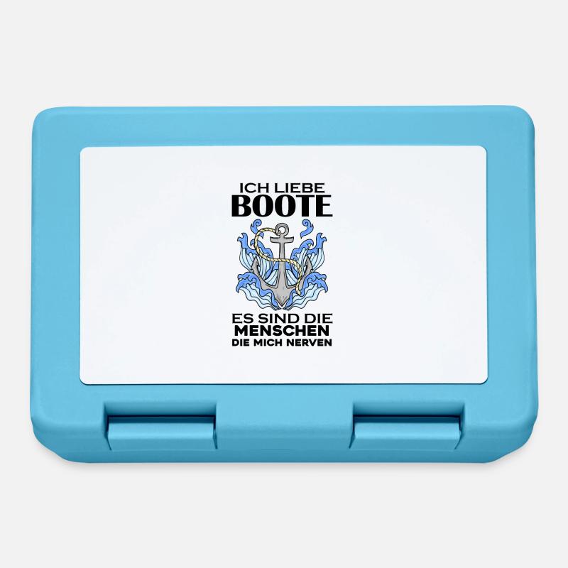 Boote Motorboot Boot - Brotdose - Saphirblau
