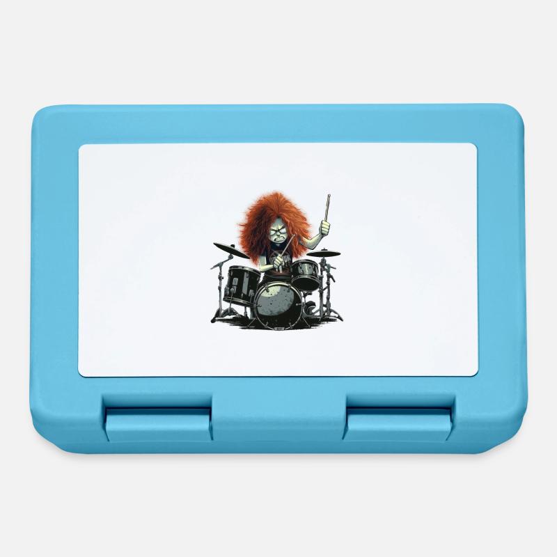 Drummer Crazy - Brotdose - Saphirblau