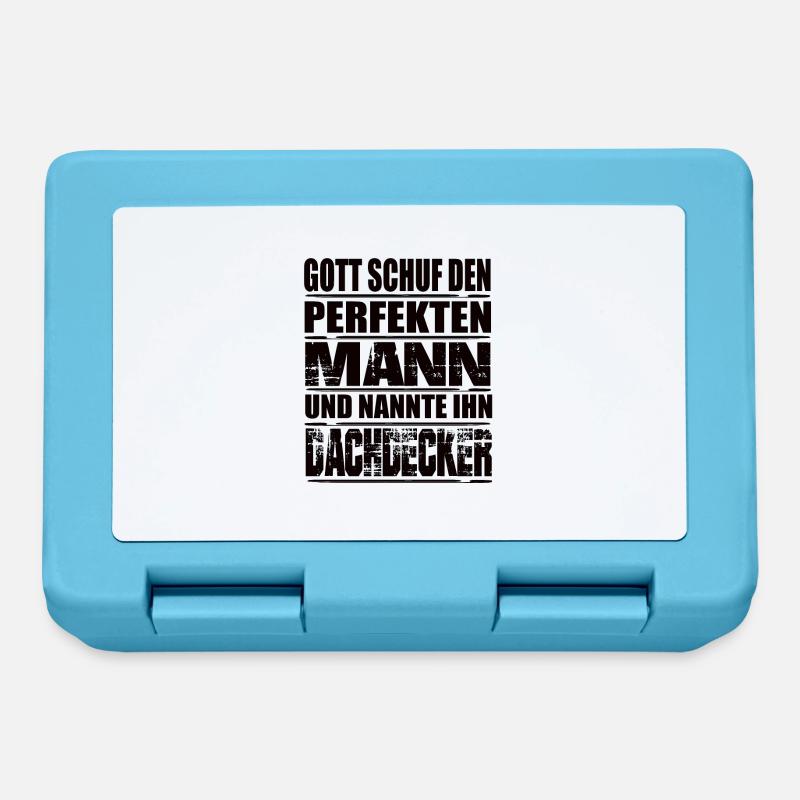 Dachdecker - Brotdose - Saphirblau