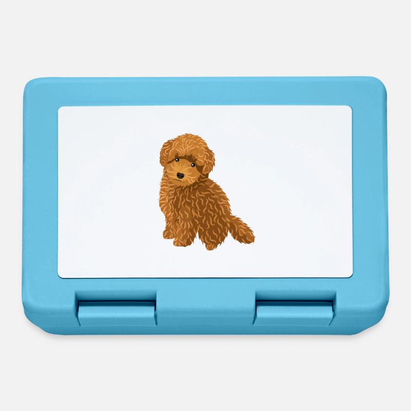Petit chien adorable - Boîte à goûter - bleu saphir