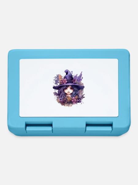 Entzückende Baby Girl Hexe Gothic Fantasy Vibes - Brotdose - Saphirblau