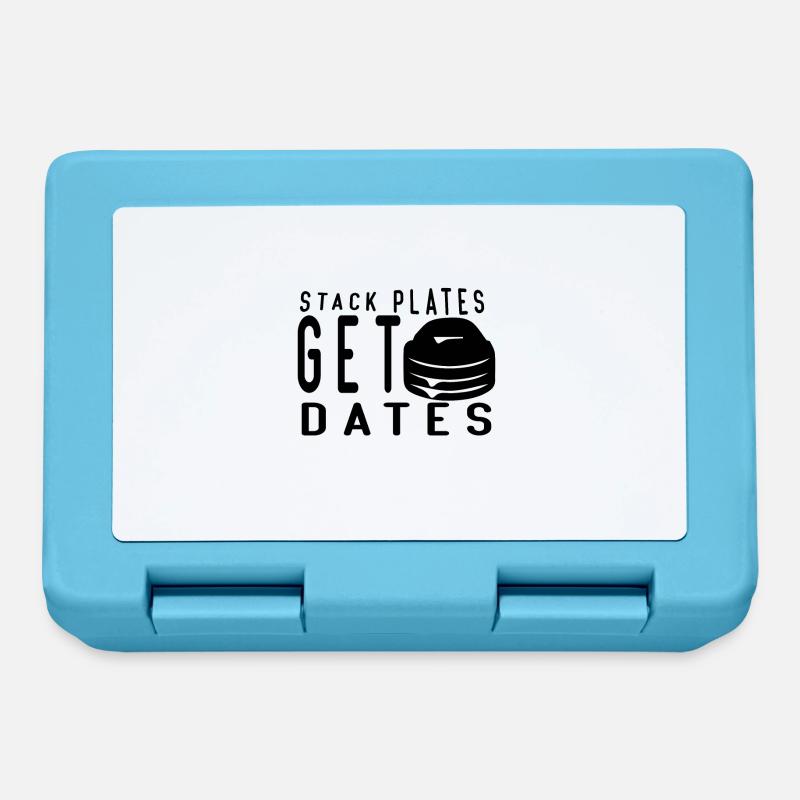 stack plates Get dates - Brotdose - Saphirblau