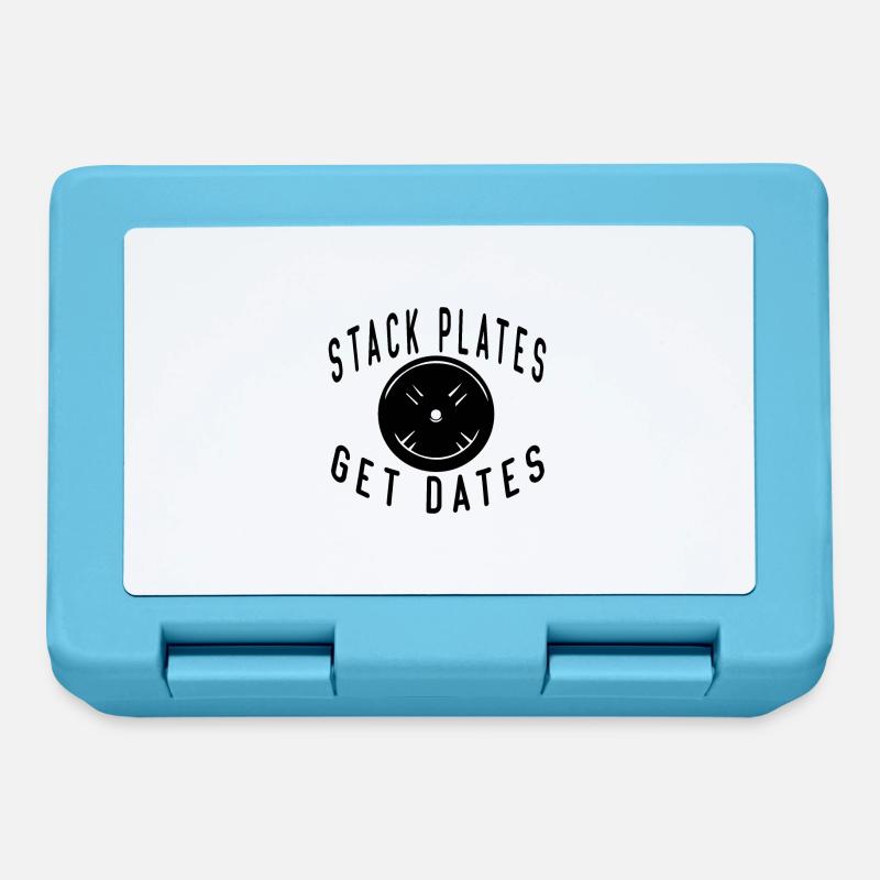 STACK PLATES GET DATES - Brotdose - Saphirblau