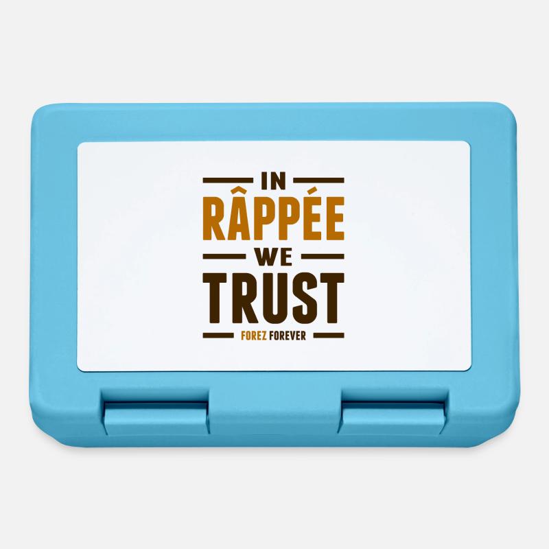 In râpée we trust - Boîte à goûter - bleu saphir