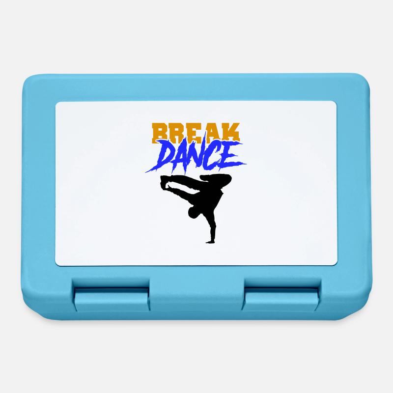 break dance - Brotdose - Saphirblau