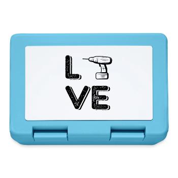 Craftsman Handyman Craft Tool Construction Site - Lunchbox - sapphire blue - Front