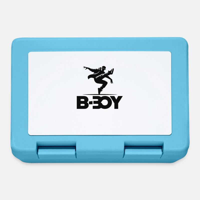 Breakdance Breakdancer Breakdance Kinder - Brotdose - Saphirblau
