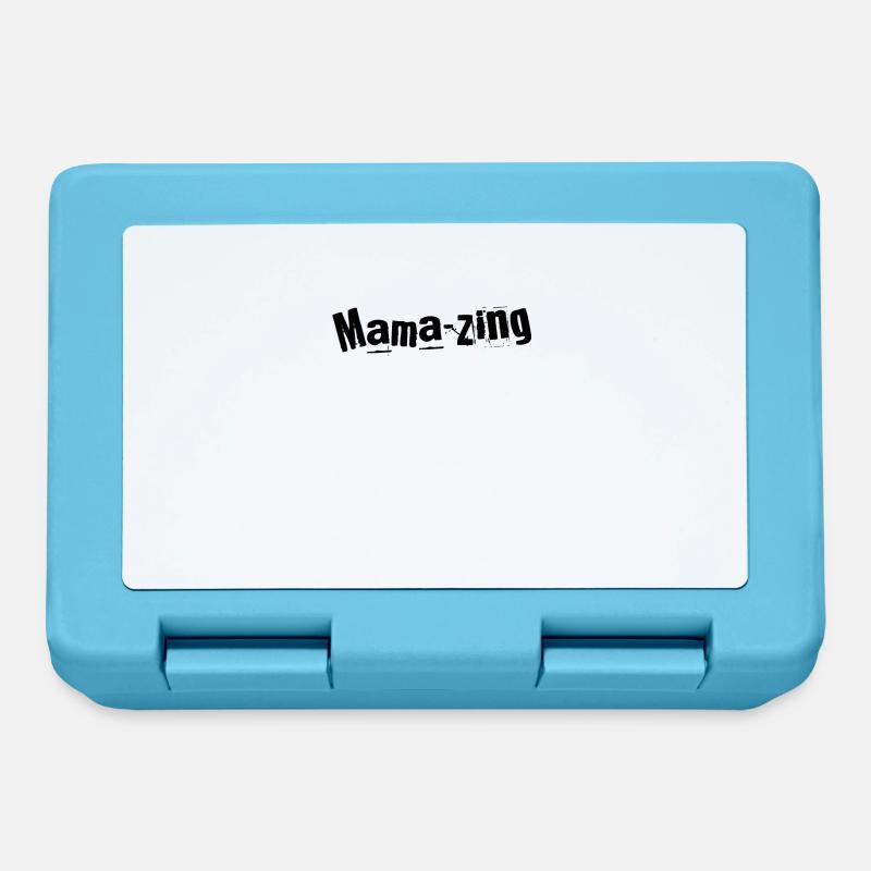 Mama-zing Merveille de Maman - Boîte à goûter - bleu saphir