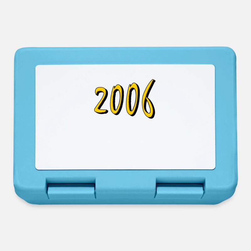 ANNÉE D’ANNIVERSAIRE 2006 - Boîte à goûter - bleu saphir