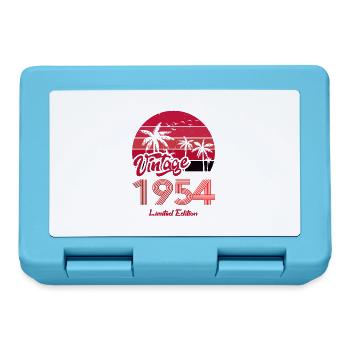 Vintage Year 1954 Limited Edition Red - Lunchbox - sapphire blue - Front