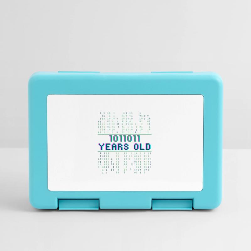 91st Birthday 91 years old Binary Code Computer Science Lunchbox