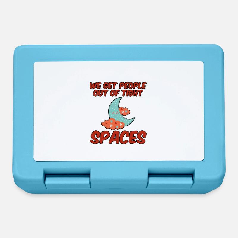 Nous sortons les gens des espaces restreints 4 - Boîte à goûter - bleu saphir