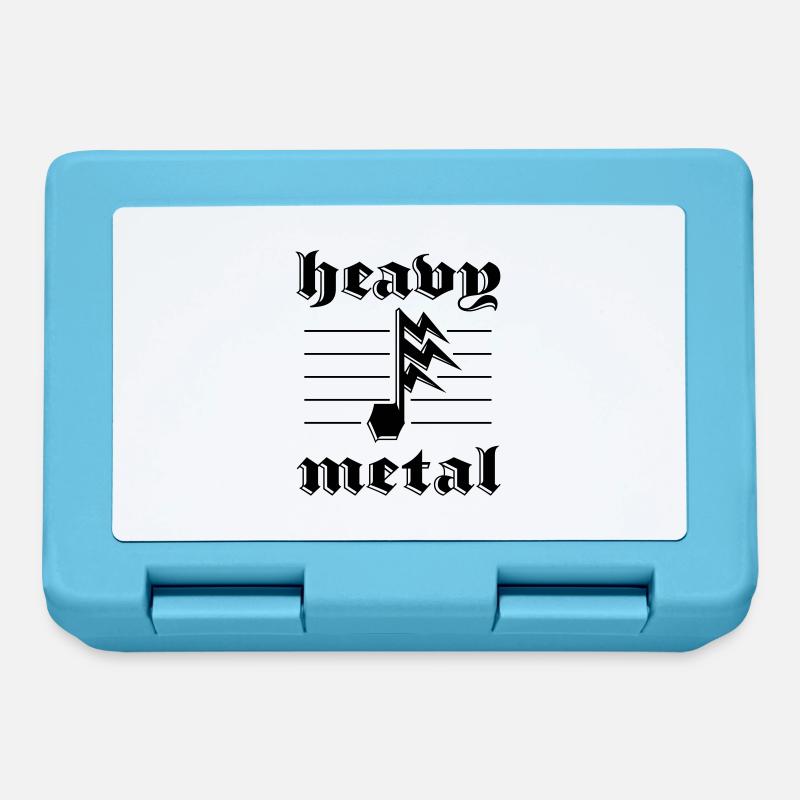 Heavy Metal Sticker Blitznote - Brotdose - Saphirblau