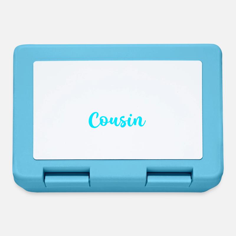 Cadeaux Cousin - Boîte à goûter - bleu saphir