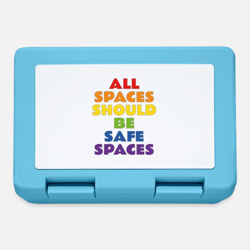 LGBTQ pride slogans - Lunchbox - sapphire blue