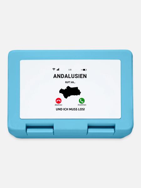 Andalusien Spanien Urlaub Idee - Brotdose - Saphirblau