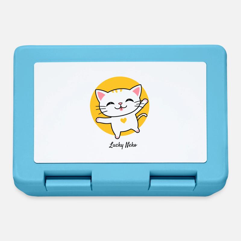 Lucky Neko - Lunchbox - sapphire blue