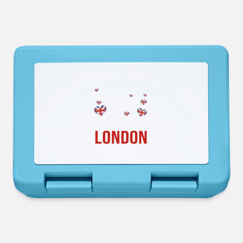 Angleterre - Boîte à goûter - bleu saphir