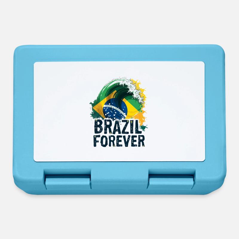 BRASILIEN - Boîte à goûter - bleu saphir