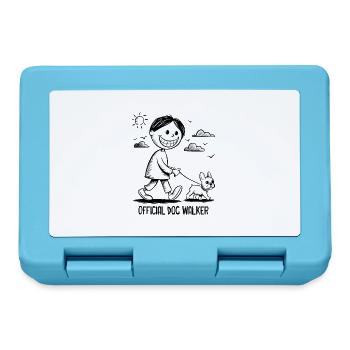 Bouledogue français Chien de compagnie Amoureux des animaux - Boîte à goûter - bleu saphir - Devant
