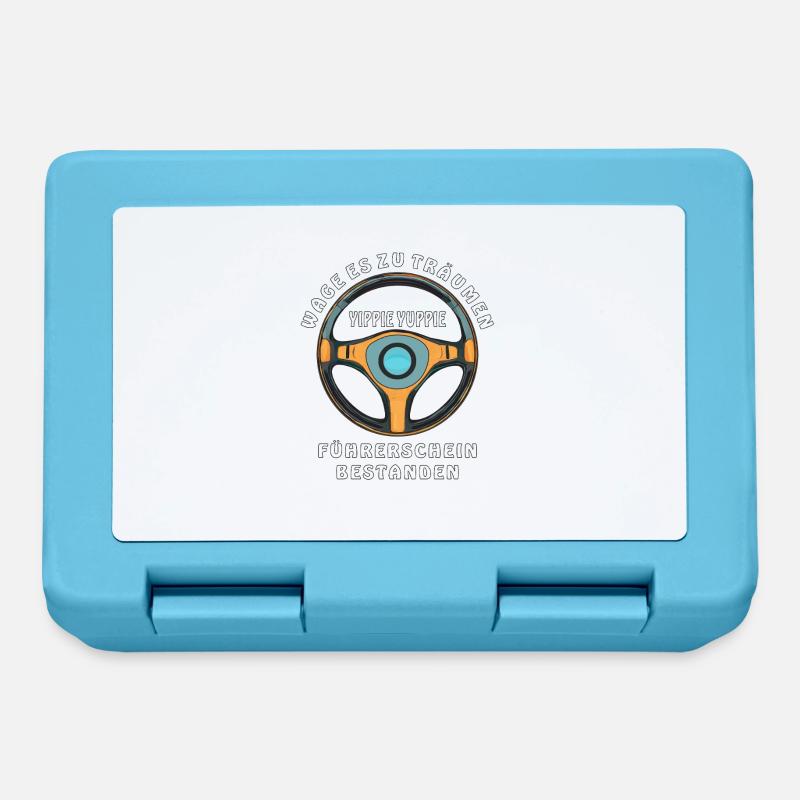 PERMIS DE CONDUIRE RÉUSSI - Boîte à goûter - bleu saphir
