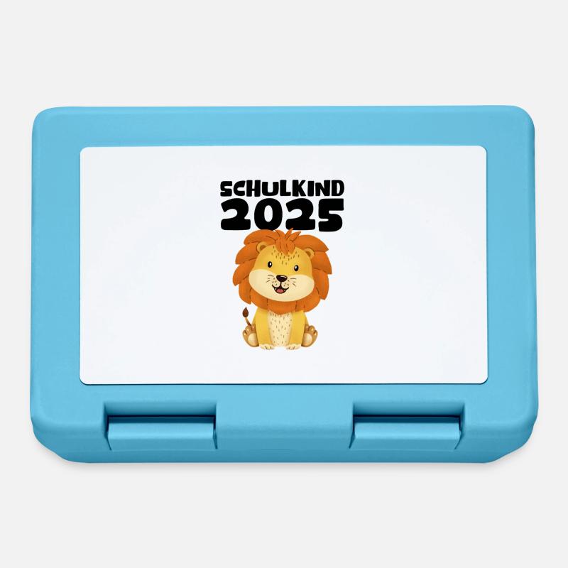 Schulkind 2025 Junge Mädchen Einschulung 2025 Deko - Brotdose - Saphirblau
