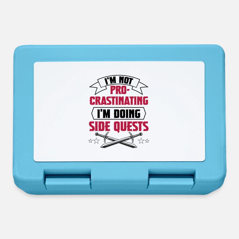 procrastinating2 - Lunchbox - sapphire blue