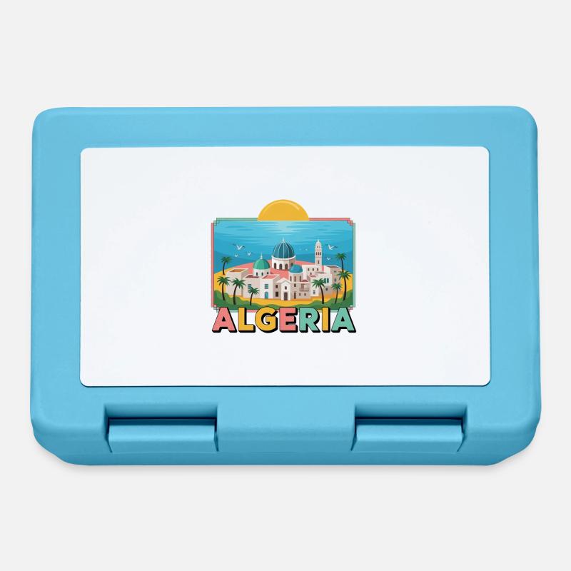 Algérie DZ Algeria - Boîte à goûter - bleu saphir