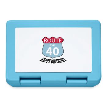 Birthday Birthday Route 40 - Lunchbox - sapphire blue - Front