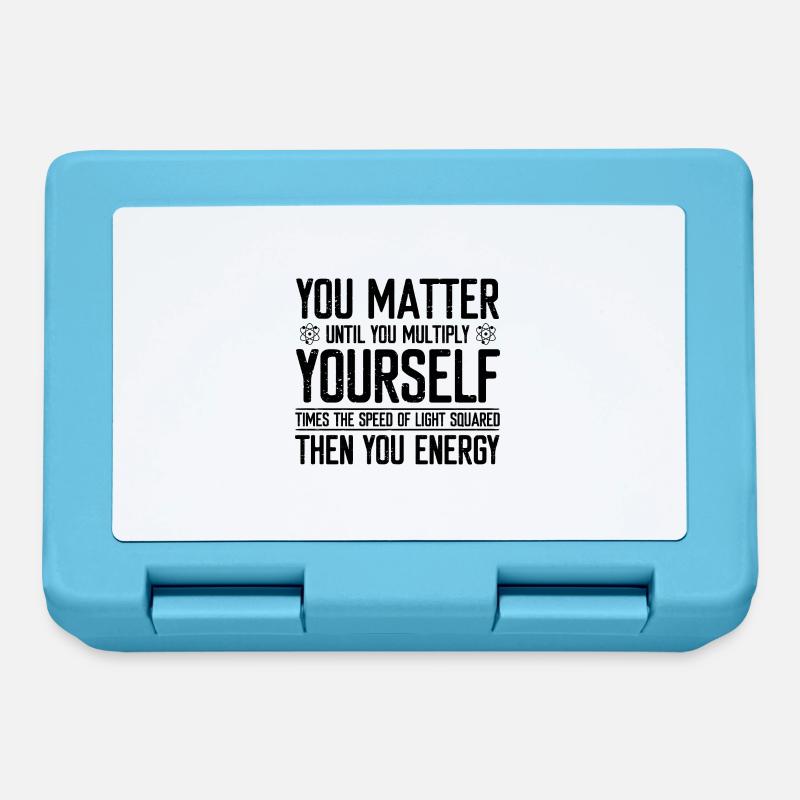 Quantenphysik Physiker Physik Professor Molekül - Brotdose - Saphirblau
