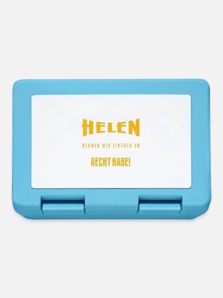 Ich bin Helen, Helen-Sachen !! - Brotdose - Saphirblau