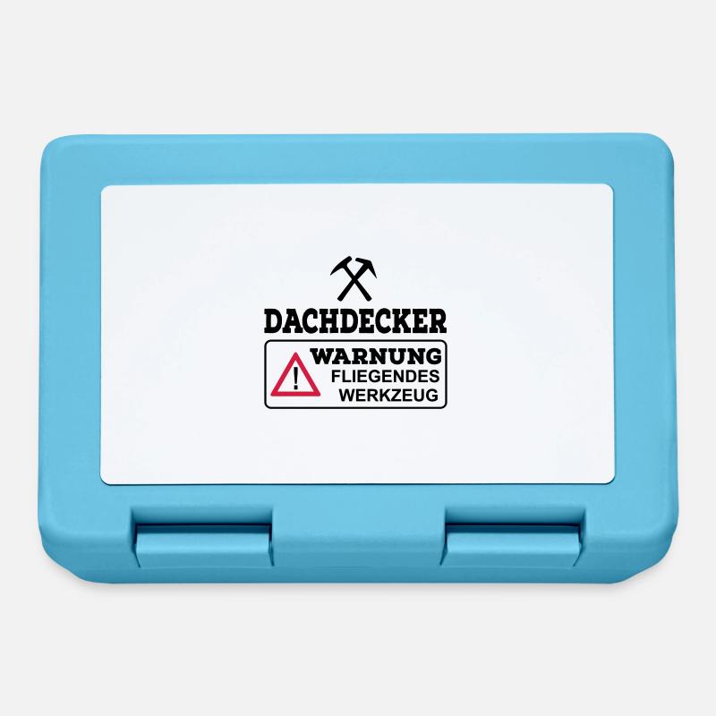 Dachdecker - Brotdose - Saphirblau