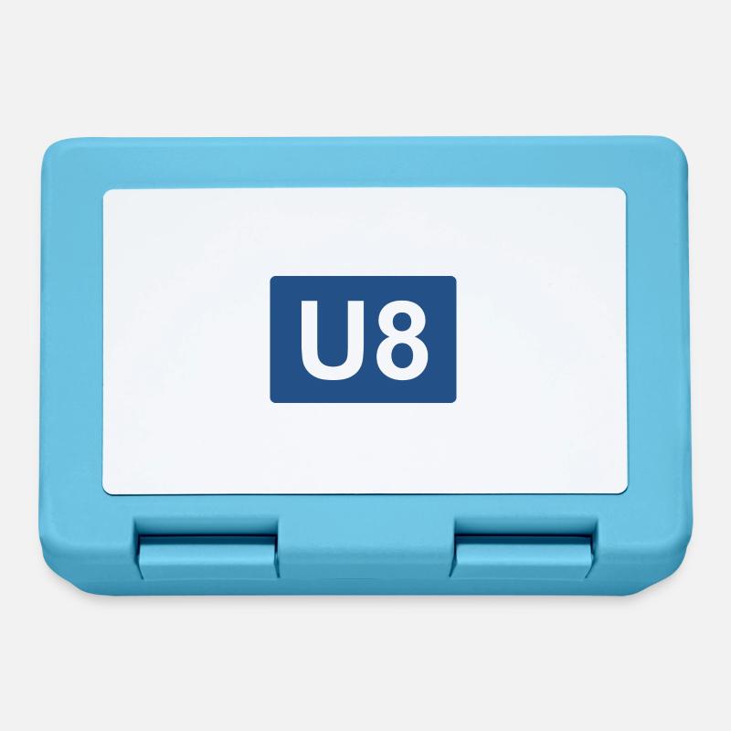 Berlin U-Bahn U8 - Lunchbox - sapphire blue