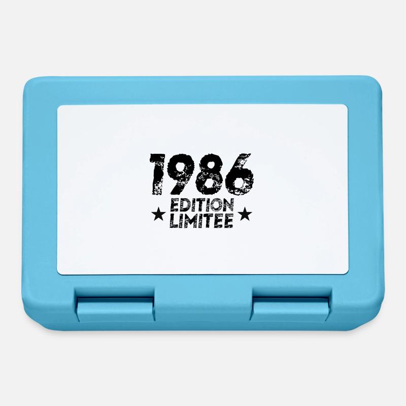 1986 Limited Edition Cadeau D'anniversaire !! - Boîte à goûter - bleu saphir