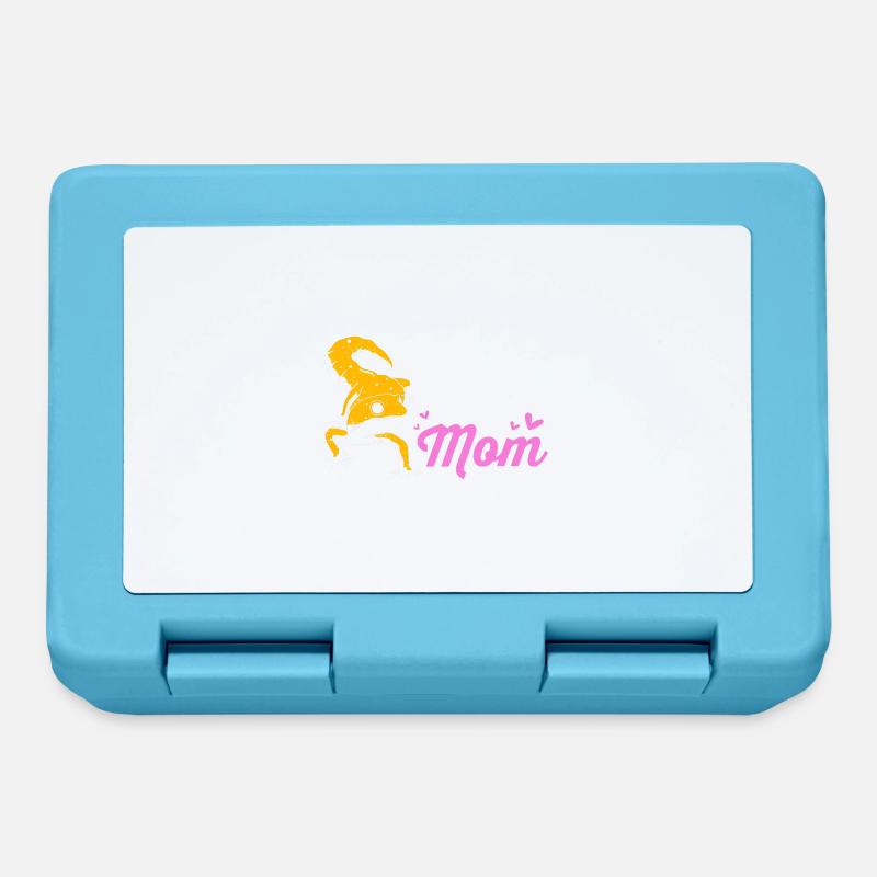 Leopard Gecko - Lunchbox - sapphire blue