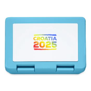 Croatia 2025 Colorful - Lunchbox - sapphire blue - Front