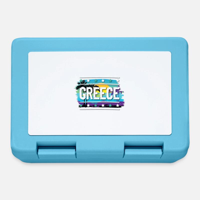 Grèce - Boîte à goûter - bleu saphir