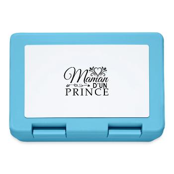 fête des mères cadeau maman ma maman anniversaire - Boîte à goûter - bleu saphir - Devant